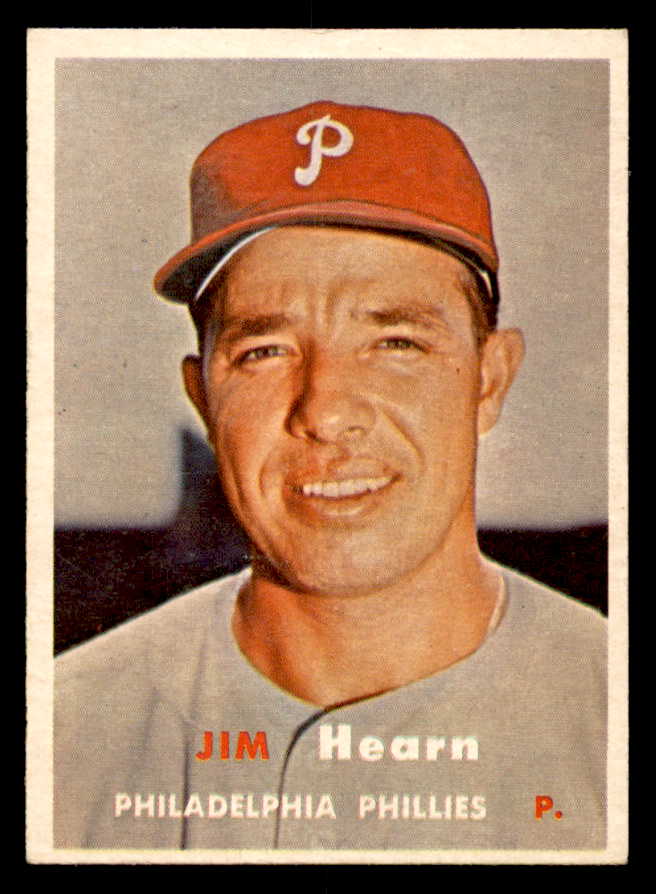 1957 Topps Baseball #348 Jim Hearn Phillies EX-MT 550577