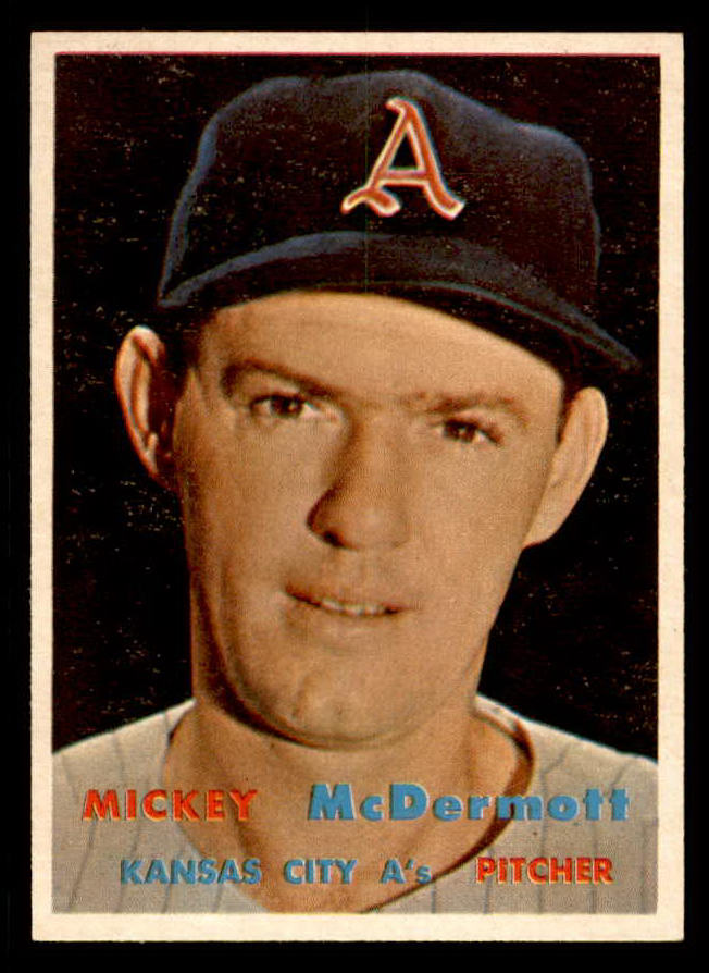 1957 Topps Baseball #318 Mickey McDermott A's EX-MT 550592