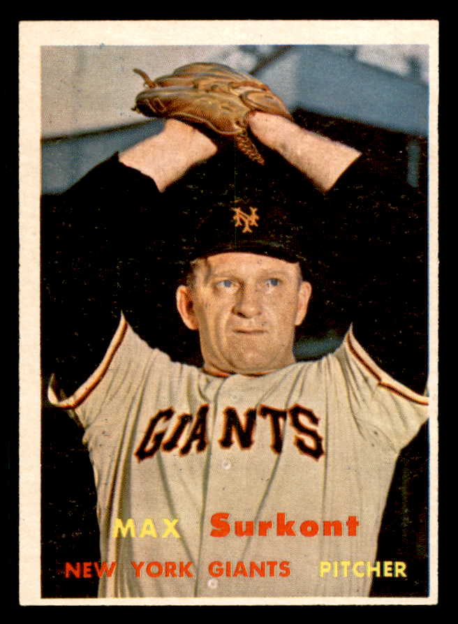 1957 Topps Baseball #310 Max Surkont Giants EX-MT 550596