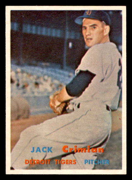 1957 Topps Baseball #297 Jack Crimian Tigers EX-MT 550600