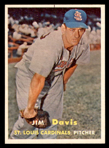 1957 Topps Baseball #273 Jim Davis Cardinals EX-MT 550610