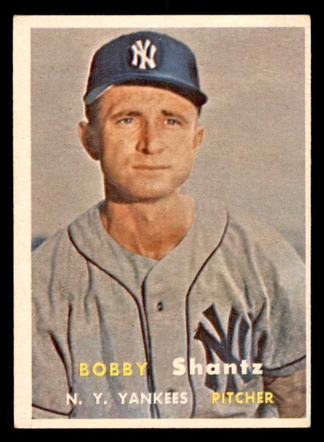 1957 Topps Baseball #272 Bobby Shantz Yankees EX-MT 550611