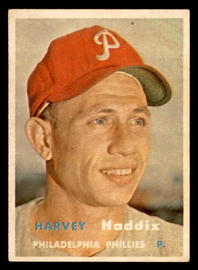 1957 Topps Baseball #265 Harvey Haddix Phillies EX-MT 550613