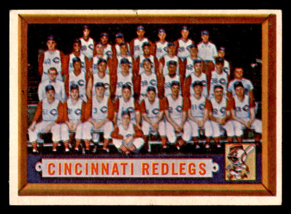 1957 Topps Baseball #322 Cincinnati Reds Team EX+/EX-MT 550623
