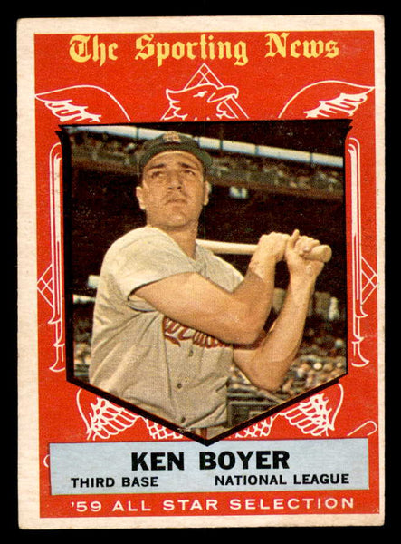 1959 Topps Baseball #557 Ken Boyer A.S. Cardinals VG-EX 550634