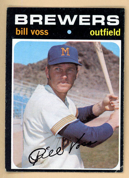 1971 Topps Baseball #671 Bill Voss Brewers VG-EX 550638