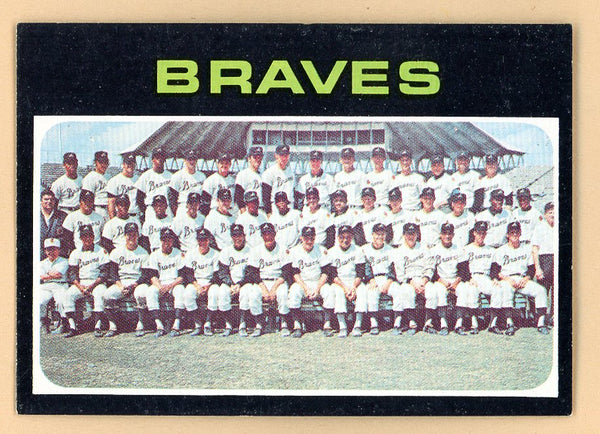 1971 Topps Baseball #652 Atlanta Braves Team EX-MT 550657