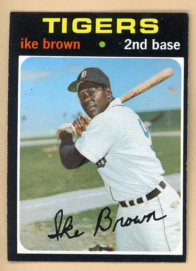 1971 Topps Baseball #669 Ike Brown Tigers EX-MT 550674