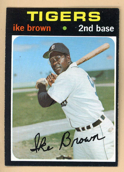 1971 Topps Baseball #669 Ike Brown Tigers EX-MT 550674