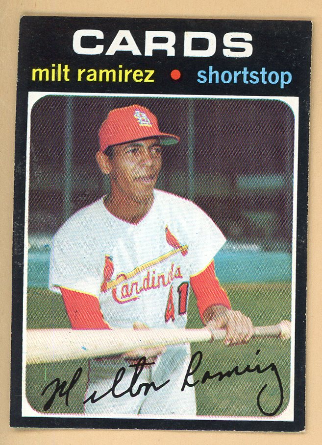 1971 Topps Baseball #702 Milt Ramirez Cardinals EX-MT 550680