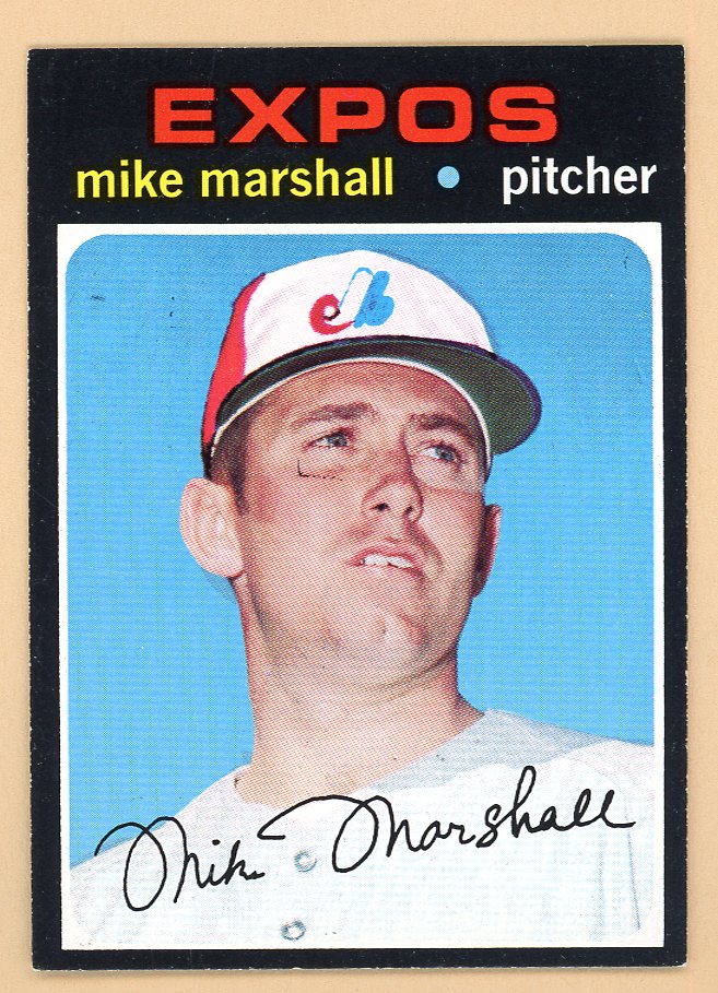 1971 Topps Baseball #713 Mike Marshall Expos EX-MT 550687
