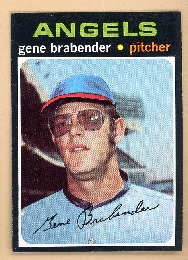 1971 Topps Baseball #666 Gene Brabender Angels NR-MT 550706