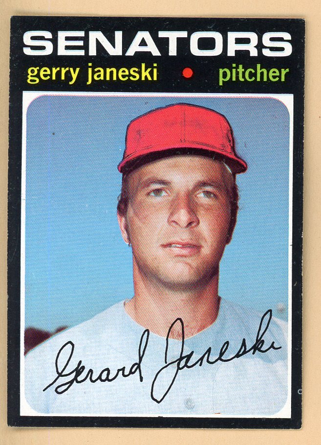 1971 Topps Baseball #673 Gerry Janeski Senators NR-MT 550710