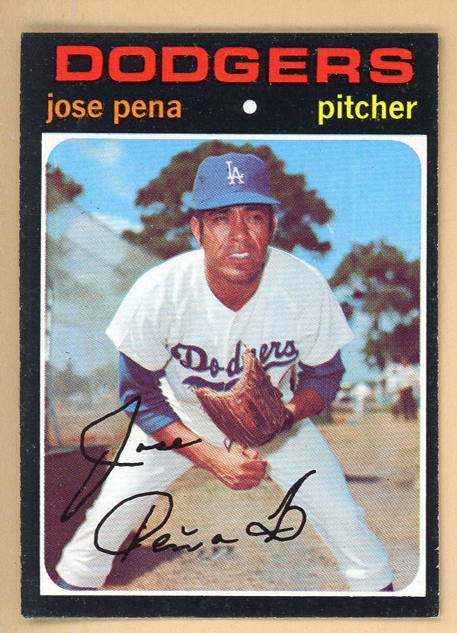 1971 Topps Baseball #693 Jose Pena Dodgers NR-MT 550716