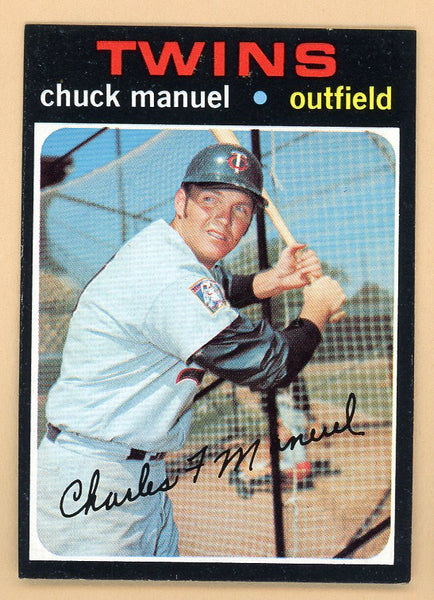 1971 Topps Baseball #744 Chuck Manuel Twins NR-MT 550732