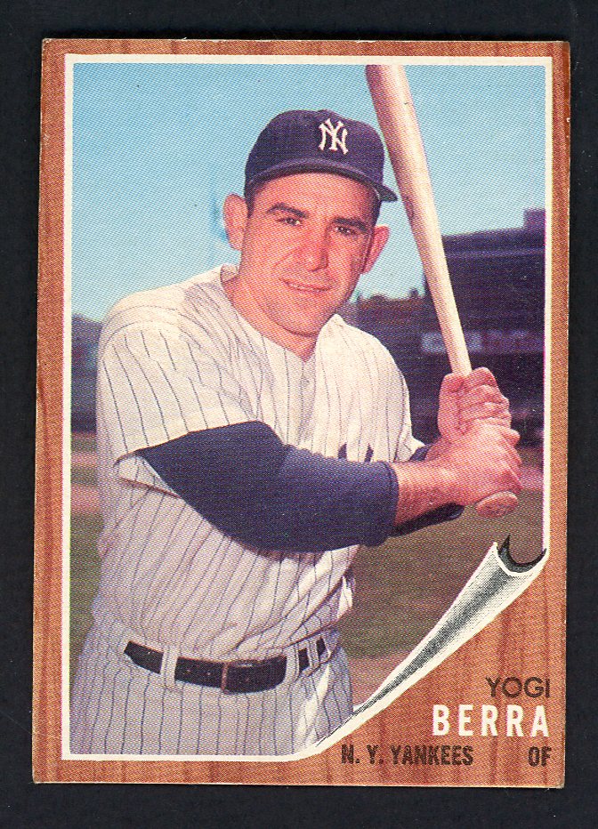 1962 Topps Baseball #360 Yogi Berra Yankees EX 550738