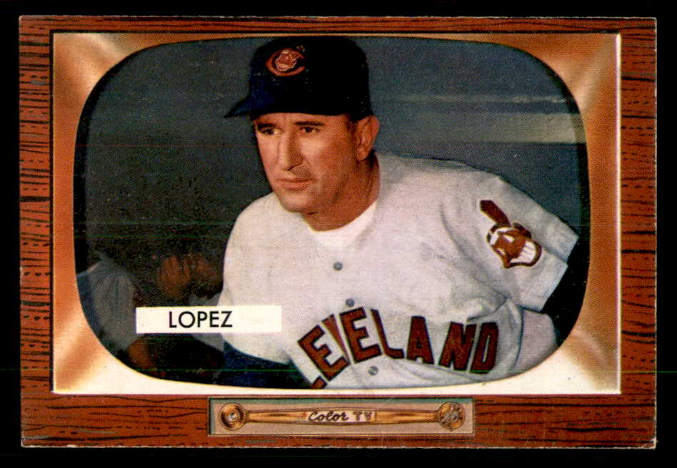 1955 Bowman Baseball #308 Al Lopez Indians EX 550746