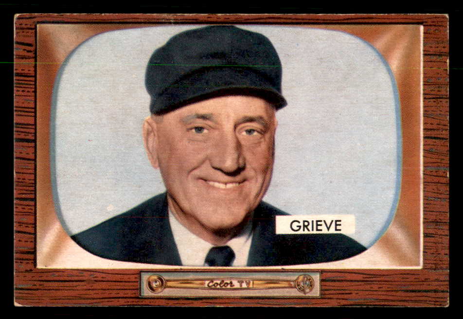 1955 Bowman Baseball #275 William Grieve Umpire EX-MT 550775