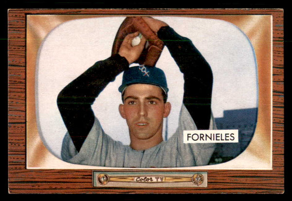 1955 Bowman Baseball #266 Mike Fornieles White Sox EX 550784