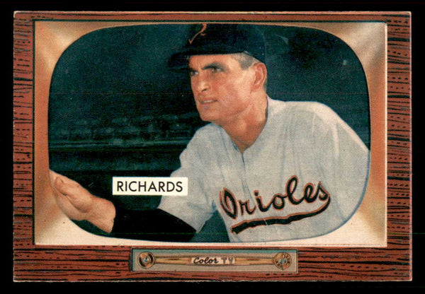 1955 Bowman Baseball #225 Paul Richards Orioles EX 550795