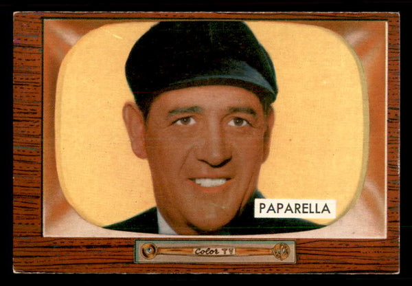 1955 Bowman Baseball #235 J.A. Paparella Umpire EX 550801