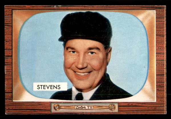 1955 Bowman Baseball #258 John Stevens Umpire EX 550804