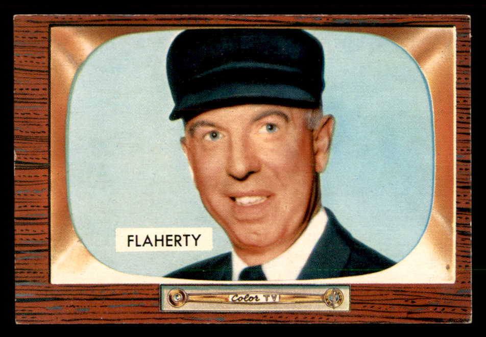 1955 Bowman Baseball #272 John Flaherty Umpire EX 550809