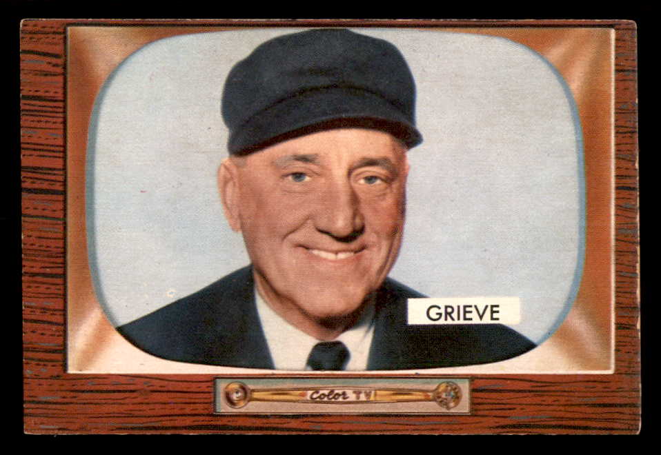 1955 Bowman Baseball #275 William Grieve Umpire EX 550811