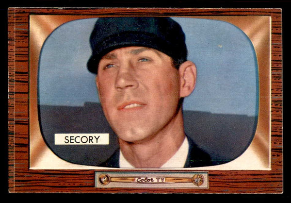 1955 Bowman Baseball #286 Frank Secory Umpire EX 550813