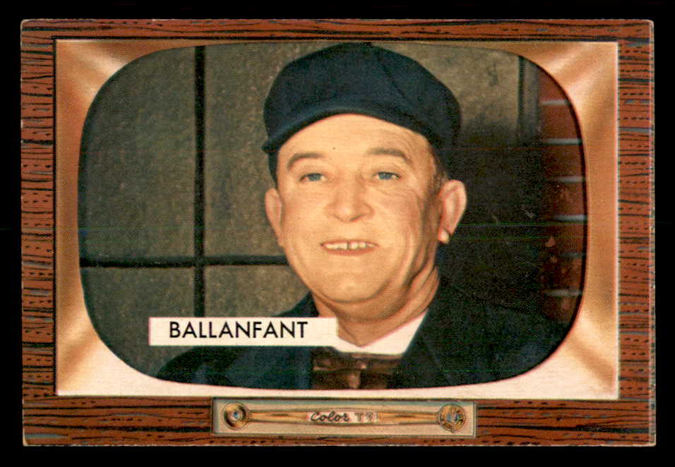 1955 Bowman Baseball #295 E. Lee Ballanfant Umpire EX 550818