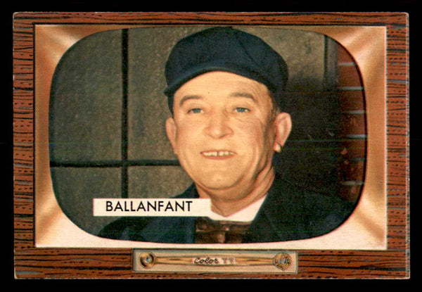 1955 Bowman Baseball #295 E. Lee Ballanfant Umpire EX 550818