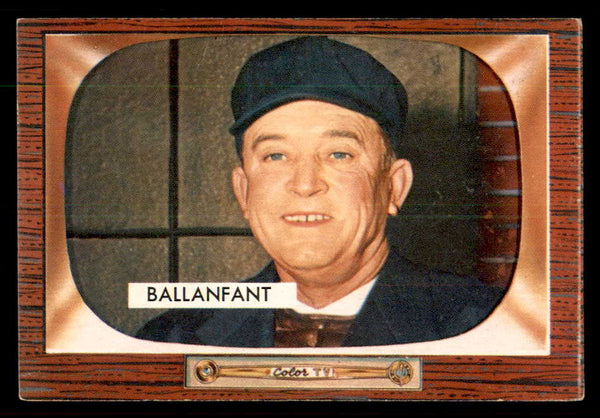1955 Bowman Baseball #295 E. Lee Ballanfant Umpire EX 550819