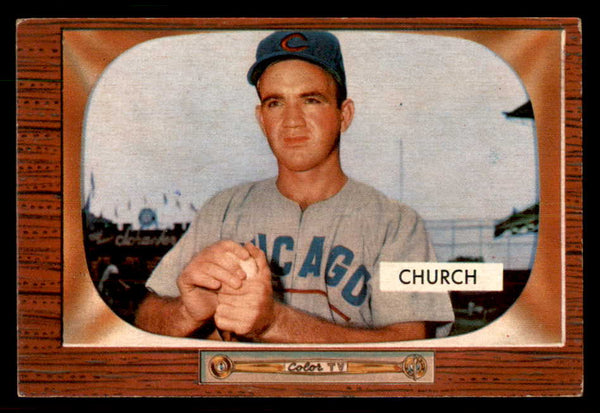 1955 Bowman Baseball #273 Bubba Church Cubs VG-EX 550844
