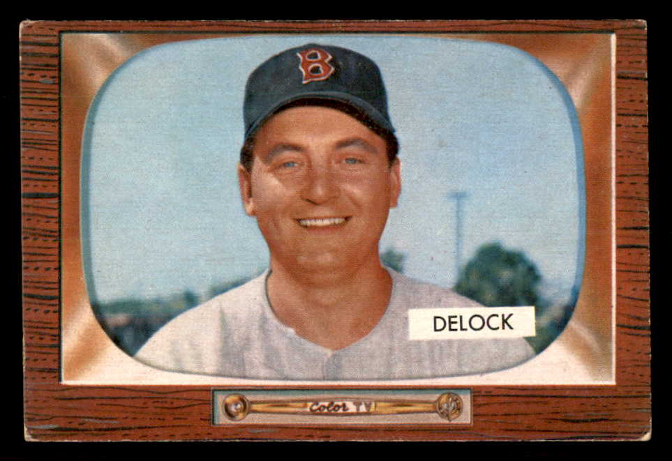1955 Bowman Baseball #276 Ike Delock Red Sox VG-EX 550846