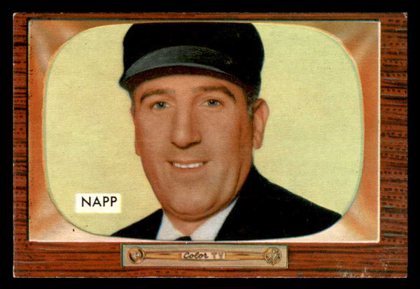1955 Bowman Baseball #250 Larry Napp Umpire VG-EX 550868