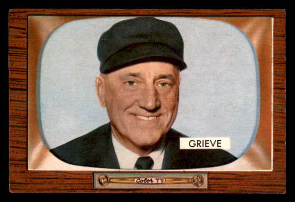 1955 Bowman Baseball #275 William Grieve Umpire VG-EX 550875