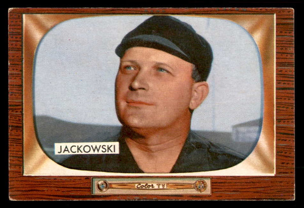 1955 Bowman Baseball #284 William Jackowski Umpire VG-EX 550880