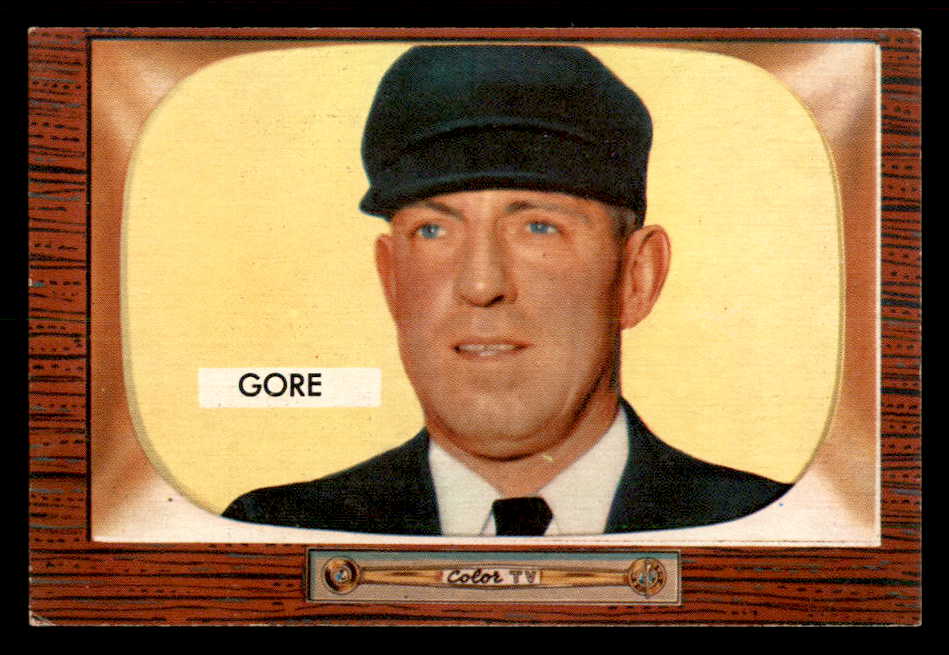 1955 Bowman Baseball #289 Arthur Gore Umpire VG-EX 550883