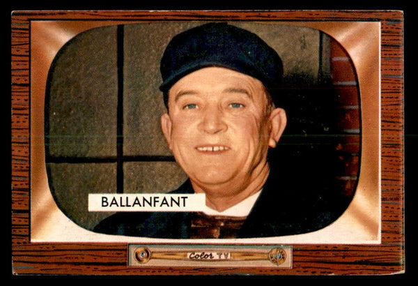 1955 Bowman Baseball #295 E. Lee Ballanfant Umpire VG-EX 550886