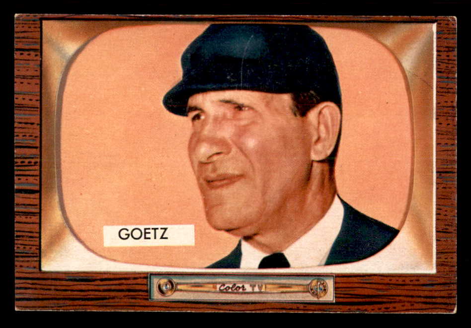 1955 Bowman Baseball #311 Lawrence Goetz Umpire VG-EX 550890
