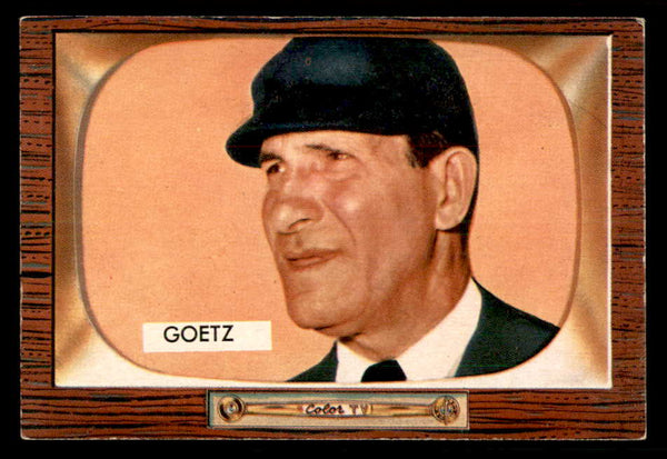 1955 Bowman Baseball #311 Lawrence Goetz Umpire VG-EX 550891