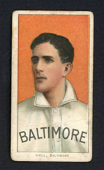 1909-11 T206 T 206 Bob Hall Baltimore Good 550956