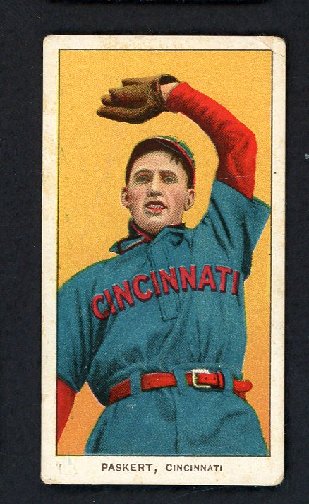1909-11 T206 T 206 Dode Paskert Reds VG 550974