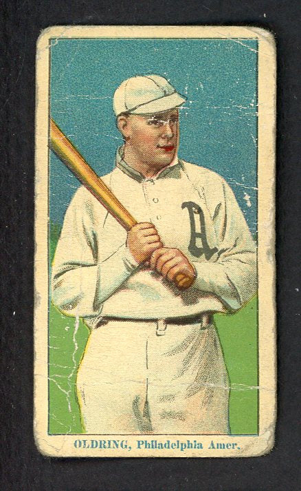1914 T213-2 Coupon Rube Oldring A's Low Grade 551017