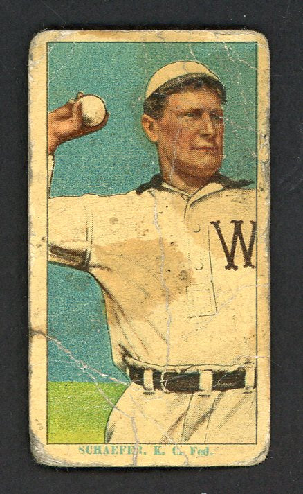 1914 T213-2 Coupon Germany Schaefer Kansas City Fed Low Grade 551019