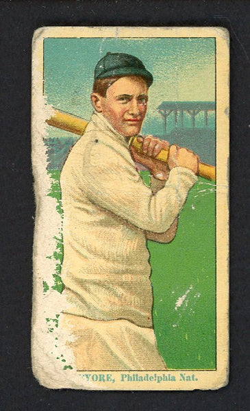 1914 T213-2 Coupon Josh Devore Phillies Low Grade 551026