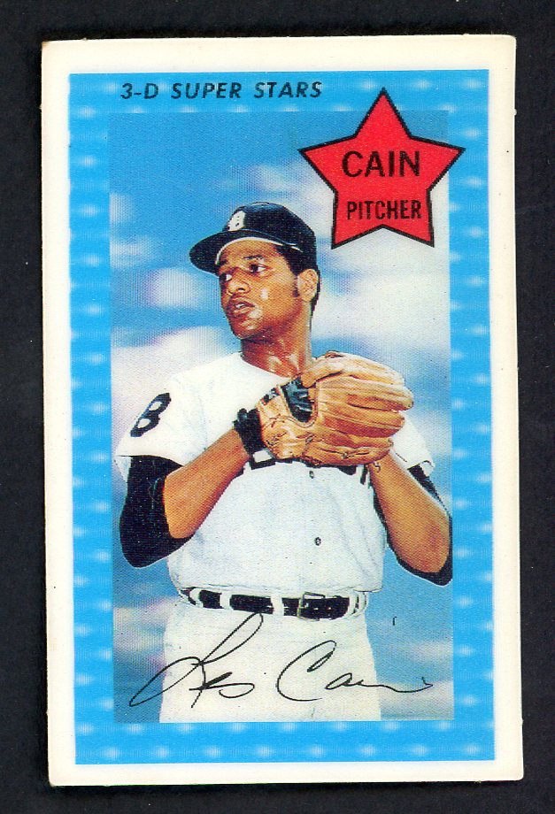 1971 Kelloggs Baseball #029 Les Cain Tigers VG 551103