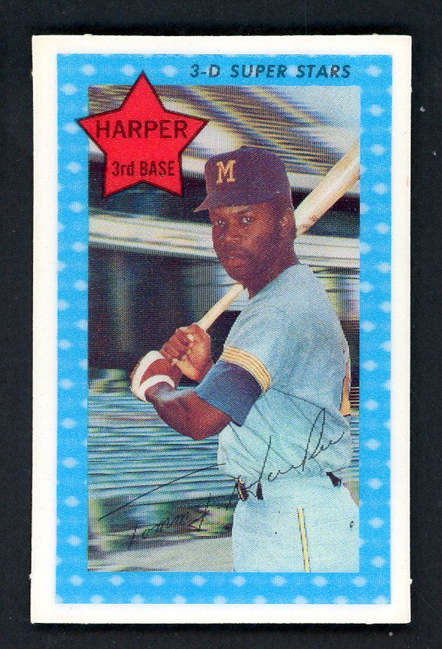 1971 Kelloggs Baseball #047 Tommy Harper Brewers EX-MT 551105