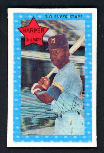 1971 Kelloggs Baseball #047 Tommy Harper Brewers EX-MT 551105