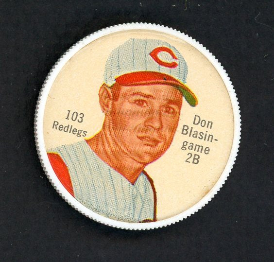 1962 Salada Baseball #103 Don Blasingame Reds EX 551137
